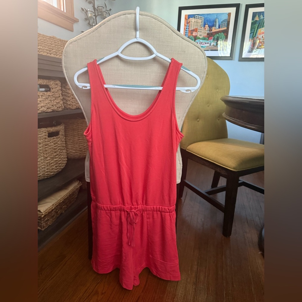 Lou & Grey Signaturesoft Romper in Coral : Sz M